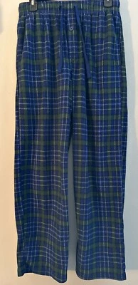 Fruit of the Loom Hombre Ropa de Dormir Azul Verde Pantalones de Salón Talla S 28/30 Foto 1 de 3