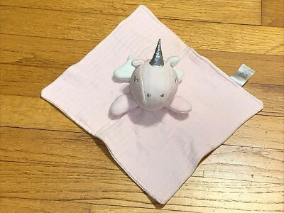 Уютный ребенок? Розовый спящий единорог пегас хлопок безопасности одеяло/милый 123745 - Изображение 1 из 3