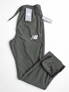 NEW BALANCE All Motion JOGGERS Mens Running Pants Mesh Lined Dark Olive S, M - Picture 1 of 2