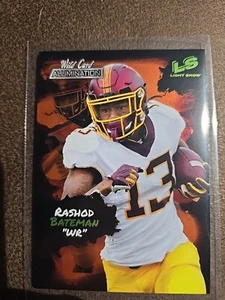 2021 Wild Card Alumination - Light Show Blue #LS 17 Rashod Bateman (RC) - Picture 1 of 1