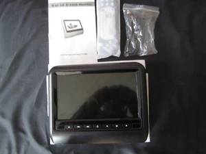 Universal car headrest mount monitor 9 inch multimedia DVD,CD player. - Picture 1 of 6