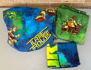 TMNT Teenage Mutant Ninja Turtles twin Sheet Set turtle trouble-time to shell up - Picture 1 of 6