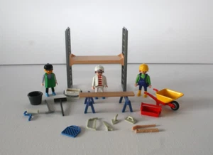 Playmobil 3833 Construction Work Crew 100% Complete - Ref PM/02 - Picture 1 of 3