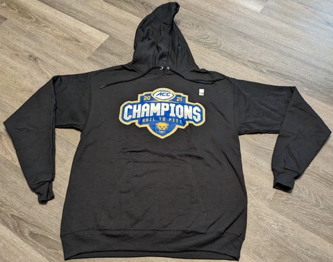 NEW! Pitt Panthers The Victory Black Hoodie Sweatshirt Men’s M or L Pittsburgh Cover