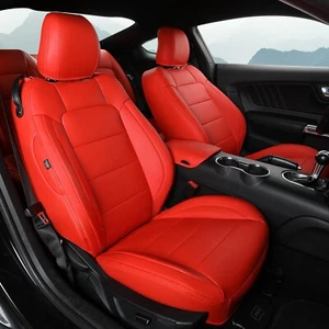 Customized Full Set Car Seat Covers Fit Ford Mustang Coupe Hardtop 2015 2016 ... - Picture 1 of 7