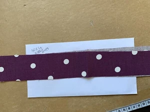 Stoffrest Patchwork Basteln Nähen Material Clarke Berry Spotty Dot 70x4cm - Bild 1 von 1