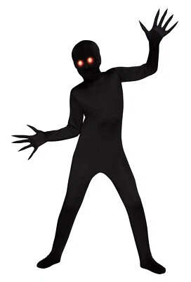 Fun World Fade Eye Shadow Demon Bodysuit Fingers Kids Halloween Costume 113652 - Image 1 of 4