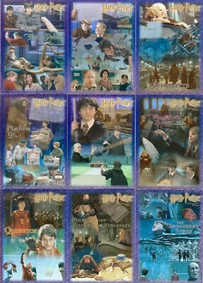 HARRY POTTER AND THE SORCERERS STONE 2005 PUZZLE INSERT CARD SET R1 - R9 - Image 1 of 2