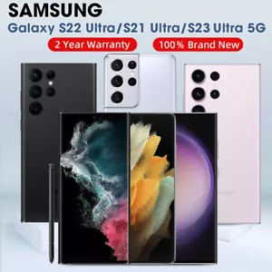NEW SEALED Samsung Galaxy S23 Ultra/S22 Ultra/S21 Ultra Fully Unlocked 128-512GB - Picture 1 of 26