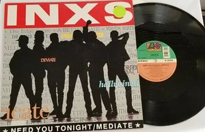 INXS Need You Tonight Mediate 12" Vinyl 1987 Record LP VG No Scratches - Picture 1 of 2