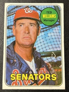 1969 Topps #650 Ted Williams Washington Senators HOF VG-VGEX - Picture 1 of 3