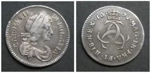 Charles II Maundy 3d Threepence Silver 1674 - Picture 1 of 4