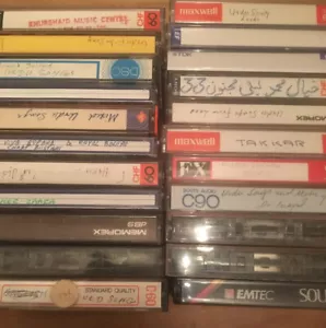 22 Used PRE RECORDED BLANK AUDIO Cassette Tapes BUNDLE Recordable URDU INDIAN - Bild 1 von 5