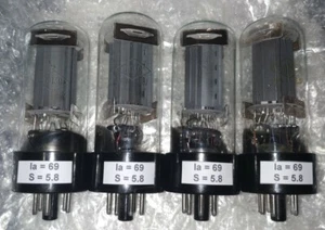6P3S 6П3С 6L6 6L6GT 6L6G 5881 MATCHED QUAD MILITARY TUBES NOS. - Picture 1 of 13