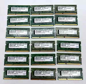QTY: 18 Apacer 2GB PC3-10600 2Rx8 SO-DIMM RAM Bundle Tested - Picture 1 of 3
