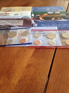 1990-1998 USMint sets (9 Sets) - Picture 1 of 1