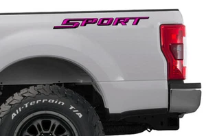 2pc Universal Graphic Sticker Decal - SPORT - PINK - Bild 1 von 2