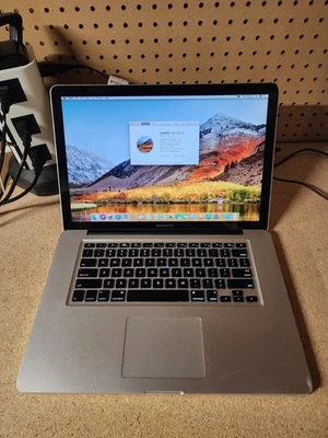 Apple MacBook Pro A1286 2010 i7 2.66GHz 8GB RAM 180GB SSD NVIDIA GPU - Image 1 of 4