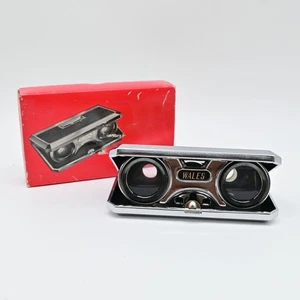 Vintage Wales Opera Glasses 2.5x Coated Lens With Case & Box Pocket-Sized Binocu - Picture 1 of 6