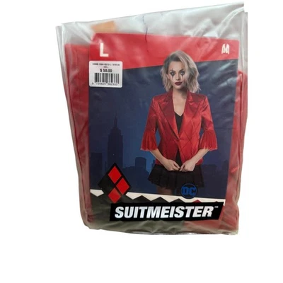 Chaqueta Blazer Suitmeister Harley Quinn Roja Halloween/Cosplay Adulto Talla L Joker 2 Foto 1 de 2