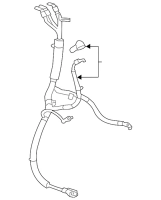 Arnés de cableado de control de batería de alternador GM 84220783 genuino Foto 1 de 4