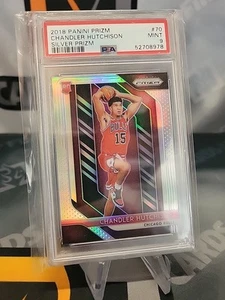 2018 PANINI PRIZM SILVER PRIZM #70 CHANDLER HUTCHISON PSA 9 - Picture 1 of 1