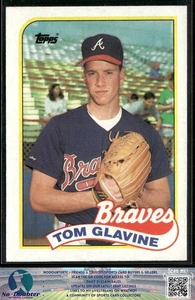 1989 Topps #157 Tom Glavine Atlanta Braves 6.1F - Picture 1 of 2
