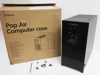 Fractal Design FD-C-POA1A-02 Mid Tower Pop Air Black Case - Image 1 of 4