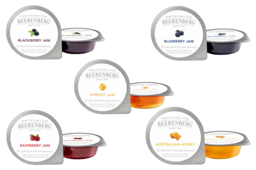 BULK LOT 100 x Beerenberg Mixed Jams Raspberry, Blackberry, Honey, Blueberry, Ap - Image 1 of 1