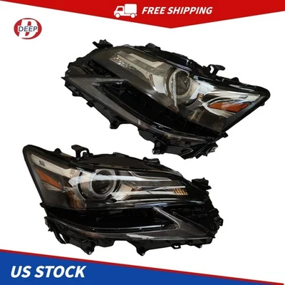 LH+RH Headlight LED For Lexus GS350 GS-F 2016-2020 GS200t 2016-17 GS450h 16-18 Foto 1 de 4