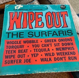 The Surfaris Wipe Out - Surfer Joe Vinyl LP Dot Records - Picture 1 of 3