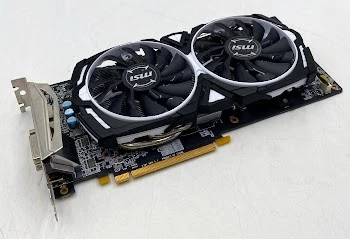 MSI V341 AMD Radeon RX 480 ARMOR 8GB GDDR5 PCIe Graphics Card - Image 1 of 4