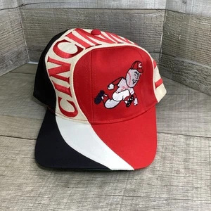Cincinnati Reds Twins Enterprise Swirl Snapback Ball Cap Hat MLB 125th 1994 - Picture 1 of 5