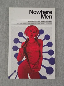 Cómics con imagen Nowhere Men TPB Volumen 1 Fates Worse Than Death 2013 NUEVO - Imagen 1 de 5