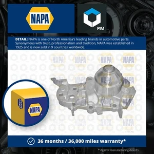 Water Pump fits RENAULT CLIO 1.2 1998 on Coolant NAPA 210108845R 7701478923 New - Picture 1 of 2
