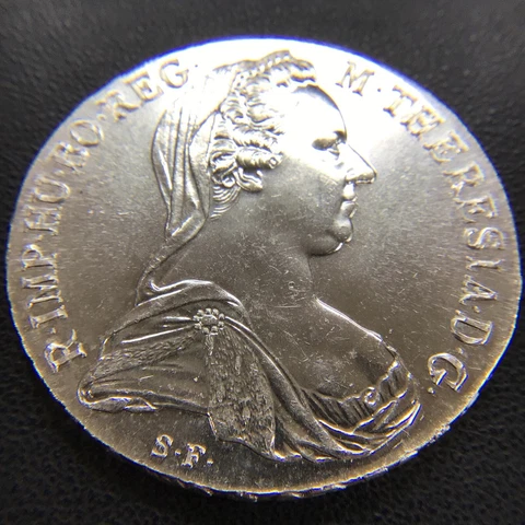 UNC | 1780 AUSTRIA MARIA THERESA SILVER 1 THALER UNC 41mm 28.1g KM #T1 Cover