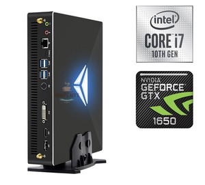 Intel i7 10700F 8 Core 2.9G Mini PC Bundle w/ Nvidia GTX 1650 4G 256G SSD 8G RAM