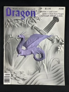Dragon Magazine #100 - Agosto 1985 - Ottime condizioni — Vintage RPG AD&D TSR - Foto 1 di 9