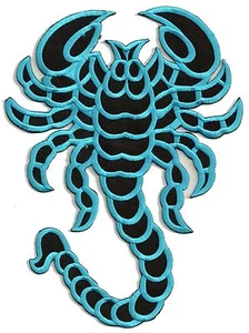 Backpatche scorpion patch dorsal écusson patche grand coudre brodé - Picture 1 of 2