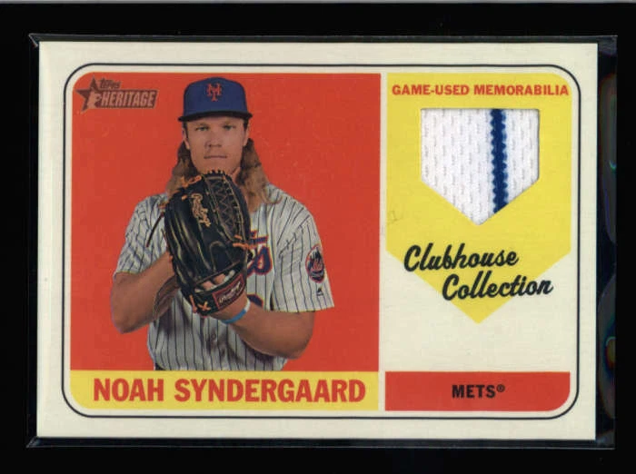 NOAH SYNDERGAARD 2018 TOPPS HERITAGE CLUBHOUSE COLLECTION GAME JERSEY AX6756 - Image 1 of 1