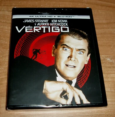 VERTIGO 4K UHD + BLU-RAY New Sealed Suspense Thriller (Unopened) R2 - Image 1 of 4