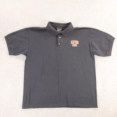 Reebok Pittsburgh Pirates Polo Shirt Mens Large Black Cotton MLB Baseball - Imagem 1 de 4