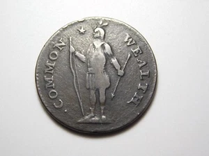 US COLONIAL COPPER COIN 1787 MASSACHUSETTS COMMON WEALTH CENT - Picture 1 of 8