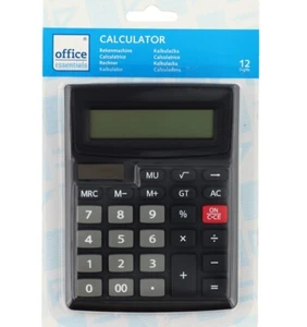 Calculatrice écran large Office Essentials NEUF NEW calculator SOLAR + BATTERY - Photo 1/3