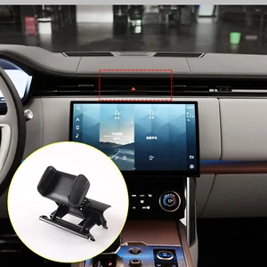 Soporte de teléfono negro con ventilación de aire para Land Rover Range Rover Vogue L460 2023 - Imagen 1 de 11