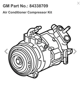 A/C Compressor - Gm Oem- 84338709 - Picture 1 of 1
