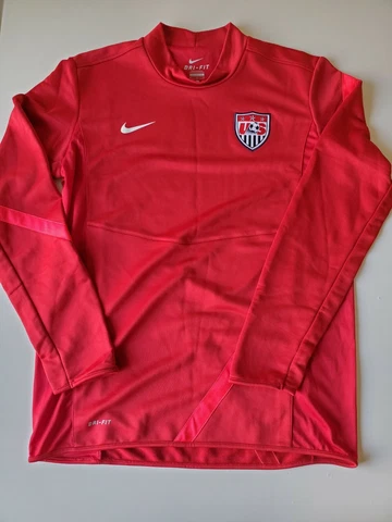 Nike Dri-Fit Team USA USMNT Prematch Authentic Player Issue Goalie Jersey sz M Cover
