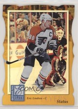 1997-98 Donruss Elite Promos Gold Die-Cut Status Eric Lindros #10 HOF