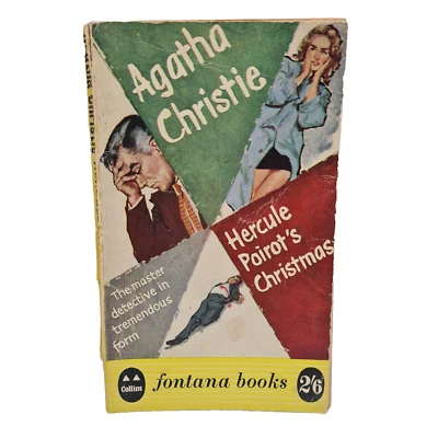 Hercule Poirot's Christmas Agatha Christie Fontana 1959 Vintage Paper Back - Image 1 of 4