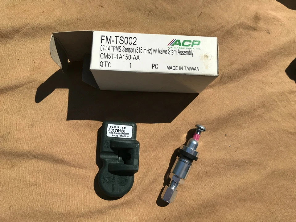 For 2007-2014 Ford Mustang TPMS Valve Kit ACP 95653SD 2007 2008 2009 2010 2011 - Image 1 of 1